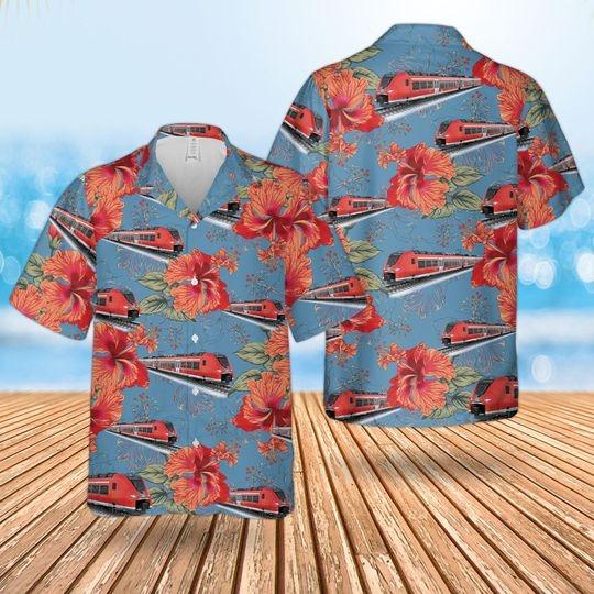 German Deutsche Bahn Aloha Hawaii Shirts For Men Women Ha45605