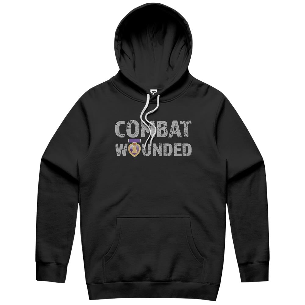 Purple Heart Award Shirt Combat Wounded Veteran Hoodie