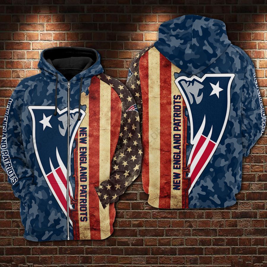 New England Patriots Camo Hoodie