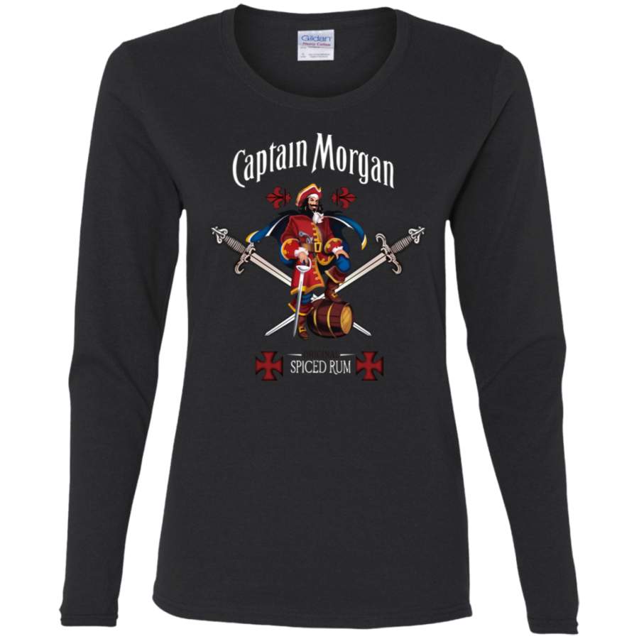 AGR Captain Morgan Nest Ladies’ Cotton LS T-Shirt