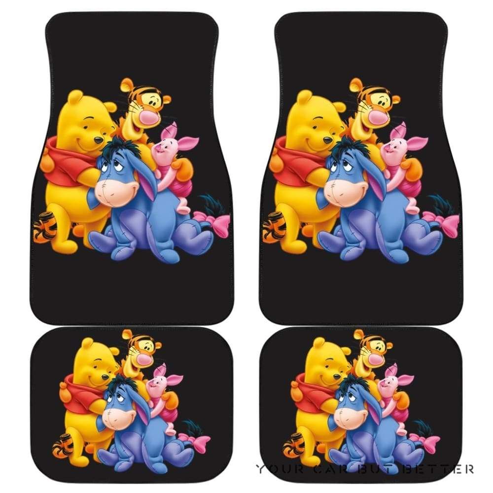 Pooh And Friend Car Floor Mats Personalized Car Seat Floor Mat Custom Print