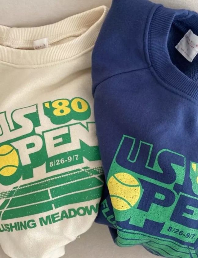 US Open 80 Flushing Meadows New York Tennis Championships Tee Shirt Outfit