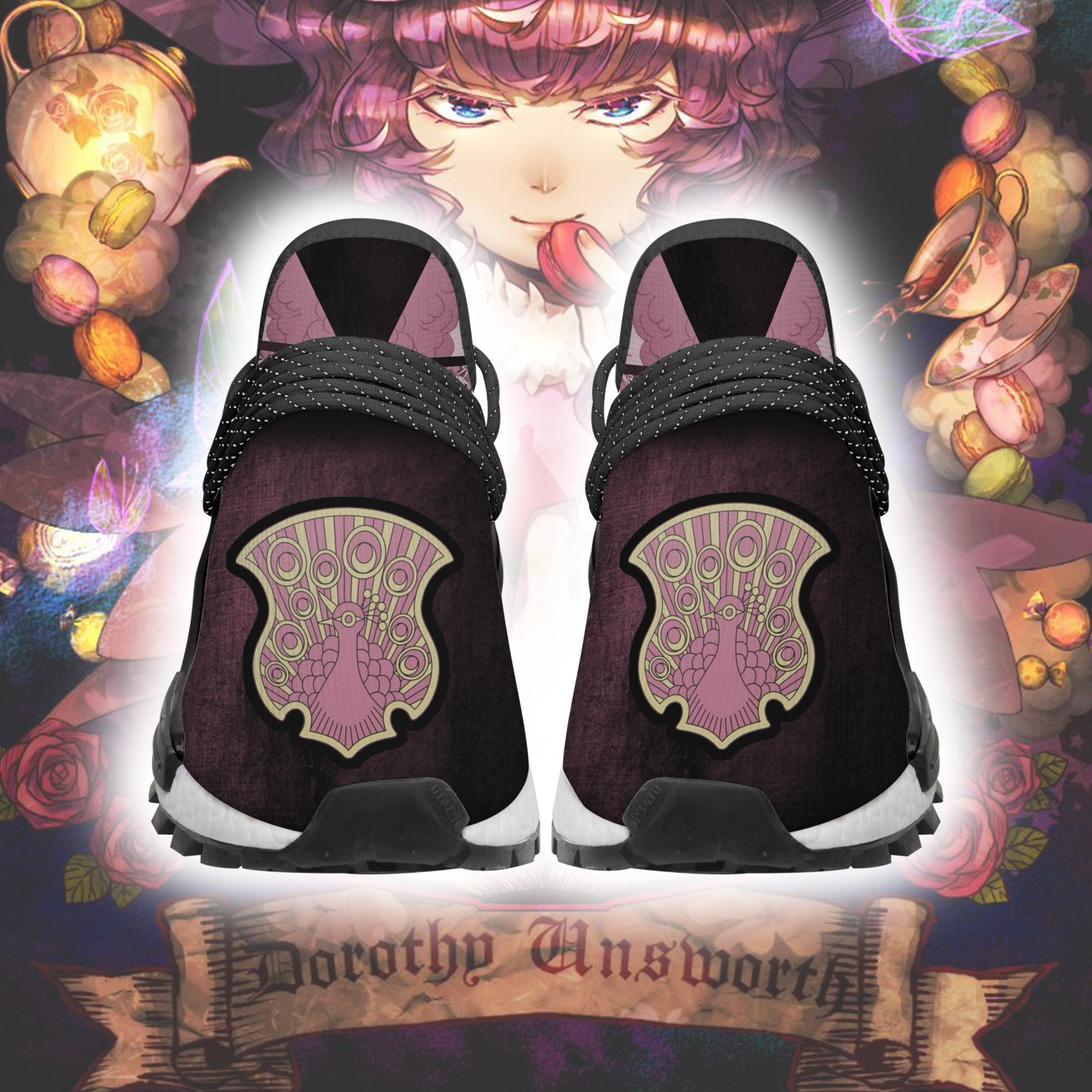 Coral Peacock Shoes R1 Magic Knight Black Clover Anime Shoes