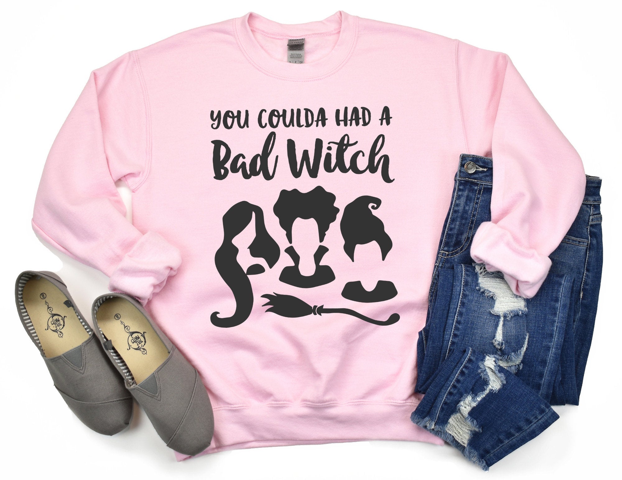 You Coulda Had A Bad Witch Sweatshirt, Halloween Sweatshirt, Witch Sweatshirt, Bad Witch Sweater, Halloween T-Shirt Hoodie All Color Size S-5Xl