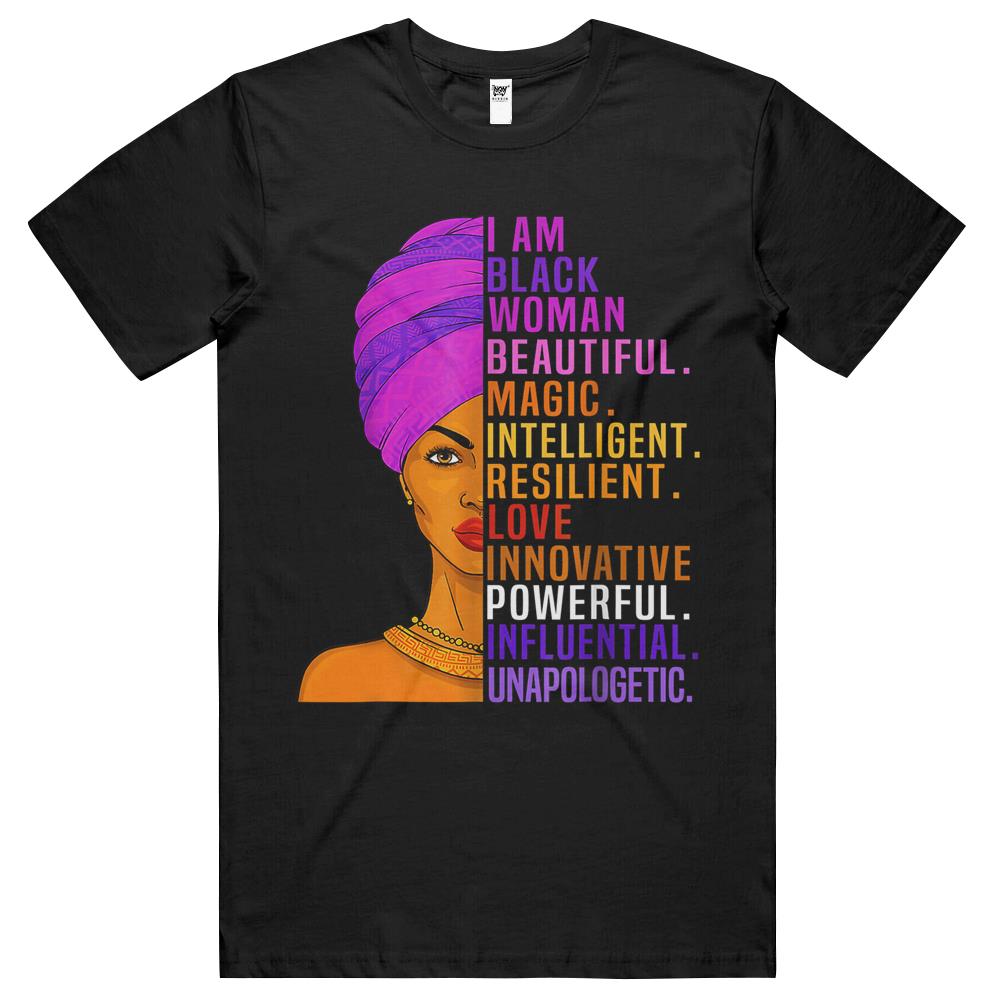 I Am Black Woman Black History Month T Shirts