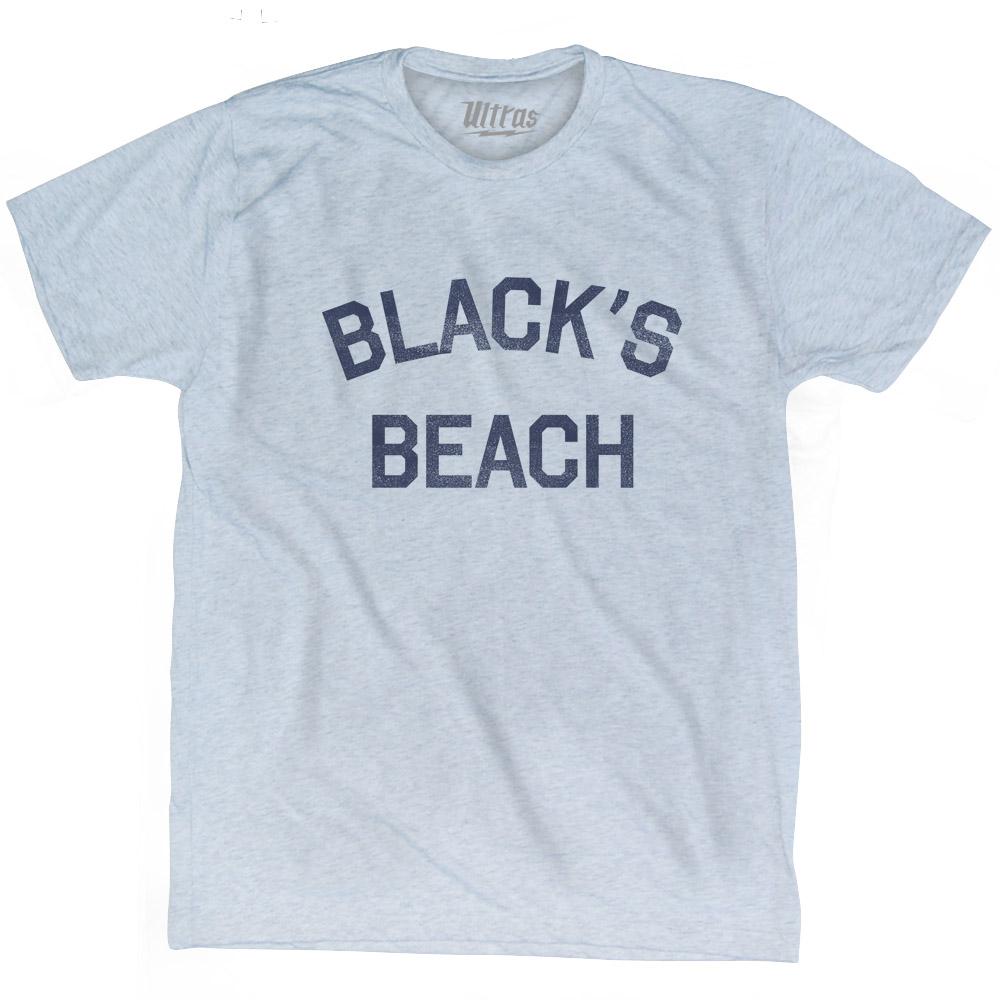 California Black’s Beach Adult Tri-Blend Vintage T-shirt