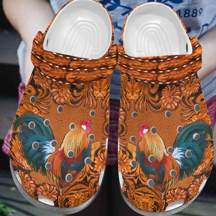 Chicken Personalize Clog, Custom Name, Text, Fashion Style For Women, Men, Kid, Print 3D Beautiful Chicken