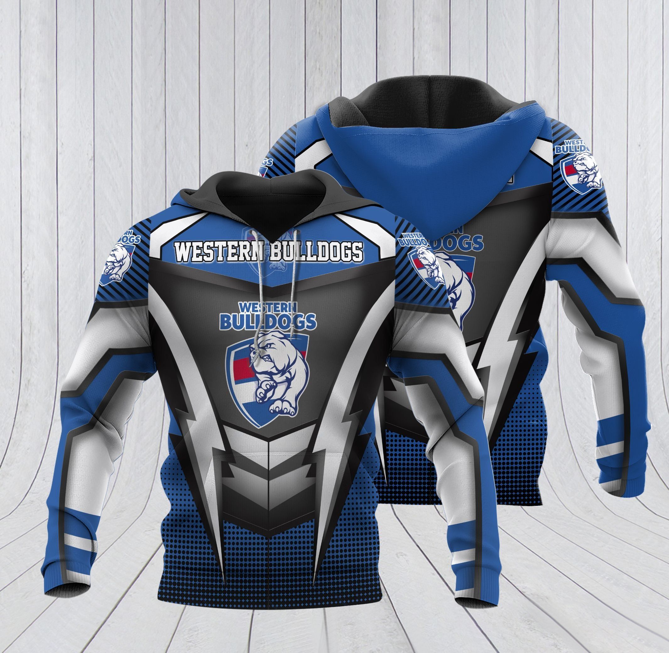 Personalized NU3D0027 WESTERN BULLDOGS Hoodie