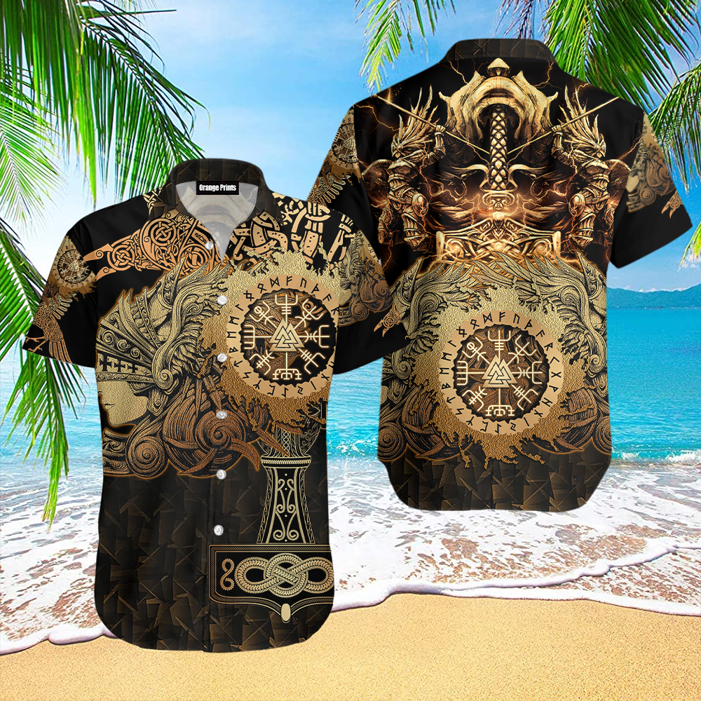 Viking Valkyrie Hawaii Shirt For Men Women Ha20008