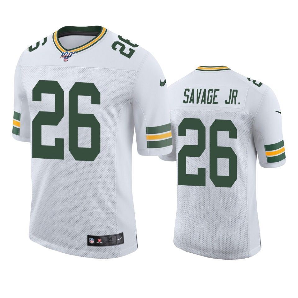 Green Bay Packers Darnell Savage Jr Limited Jersey White 100Th Season