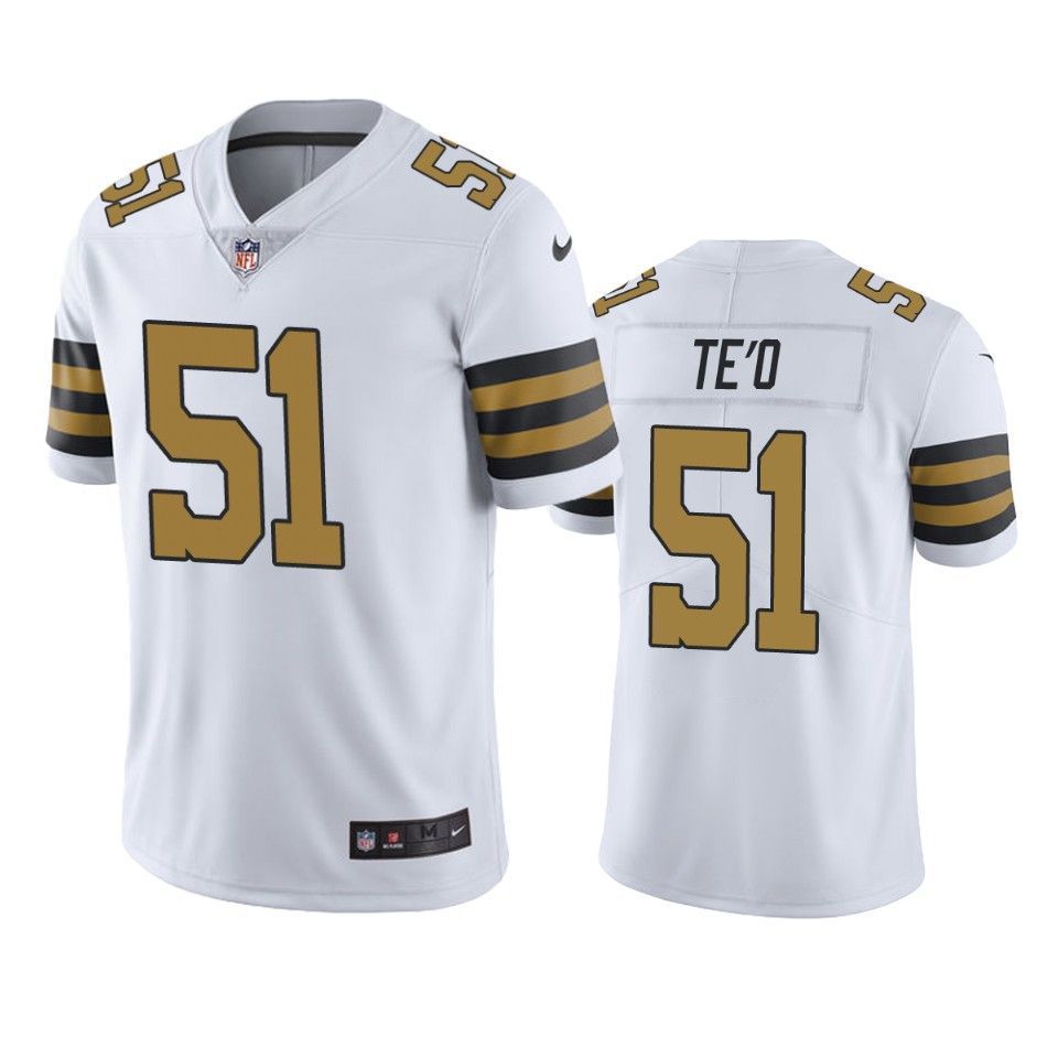 New Orleans Saints Color Rush Limited Manti Teo Mens Jersey