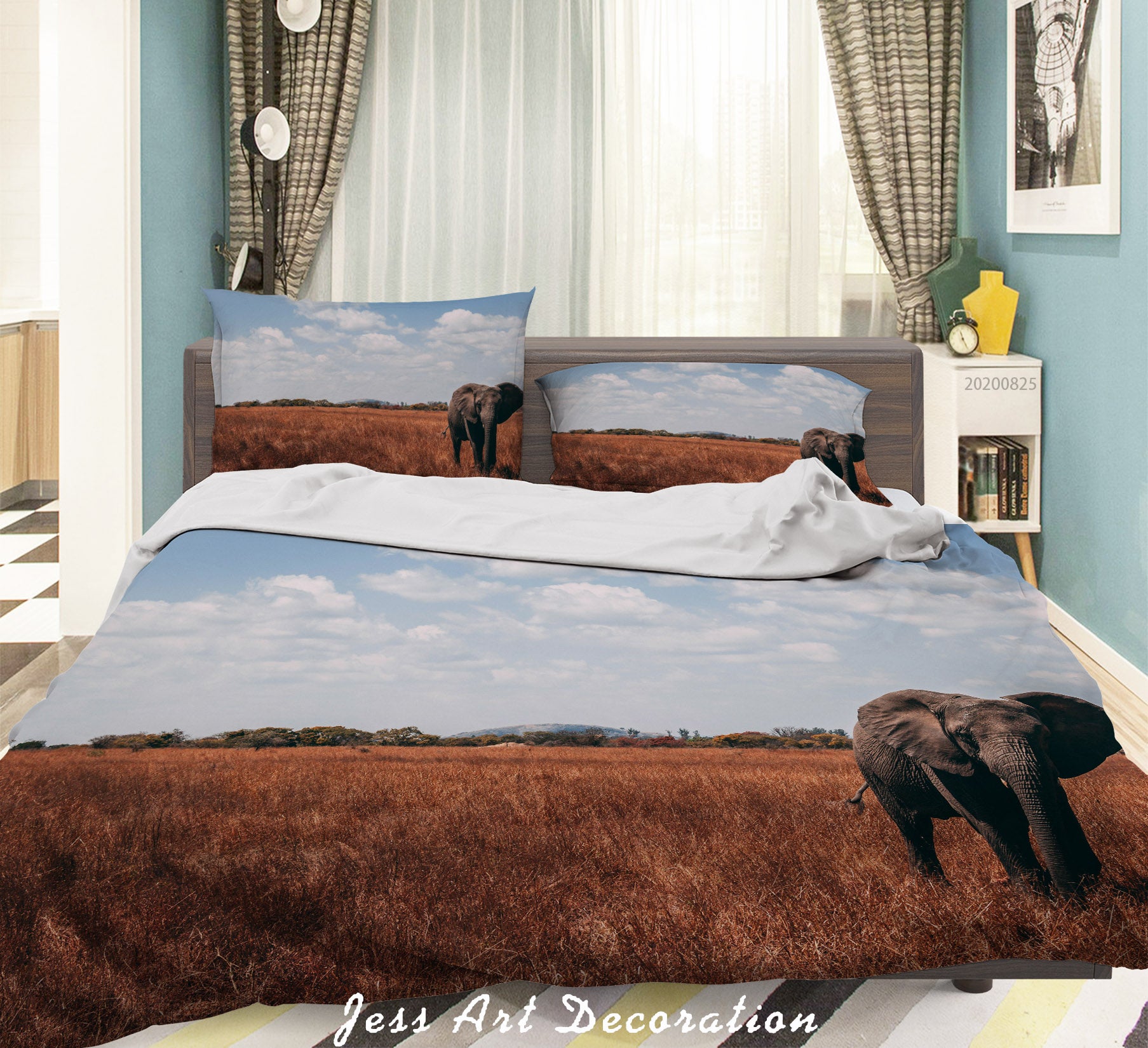 3D Nature Landscape Elephant Rock Quilt Cover Set Bedding Set Duvet Cover Pillowcases Wj 3301