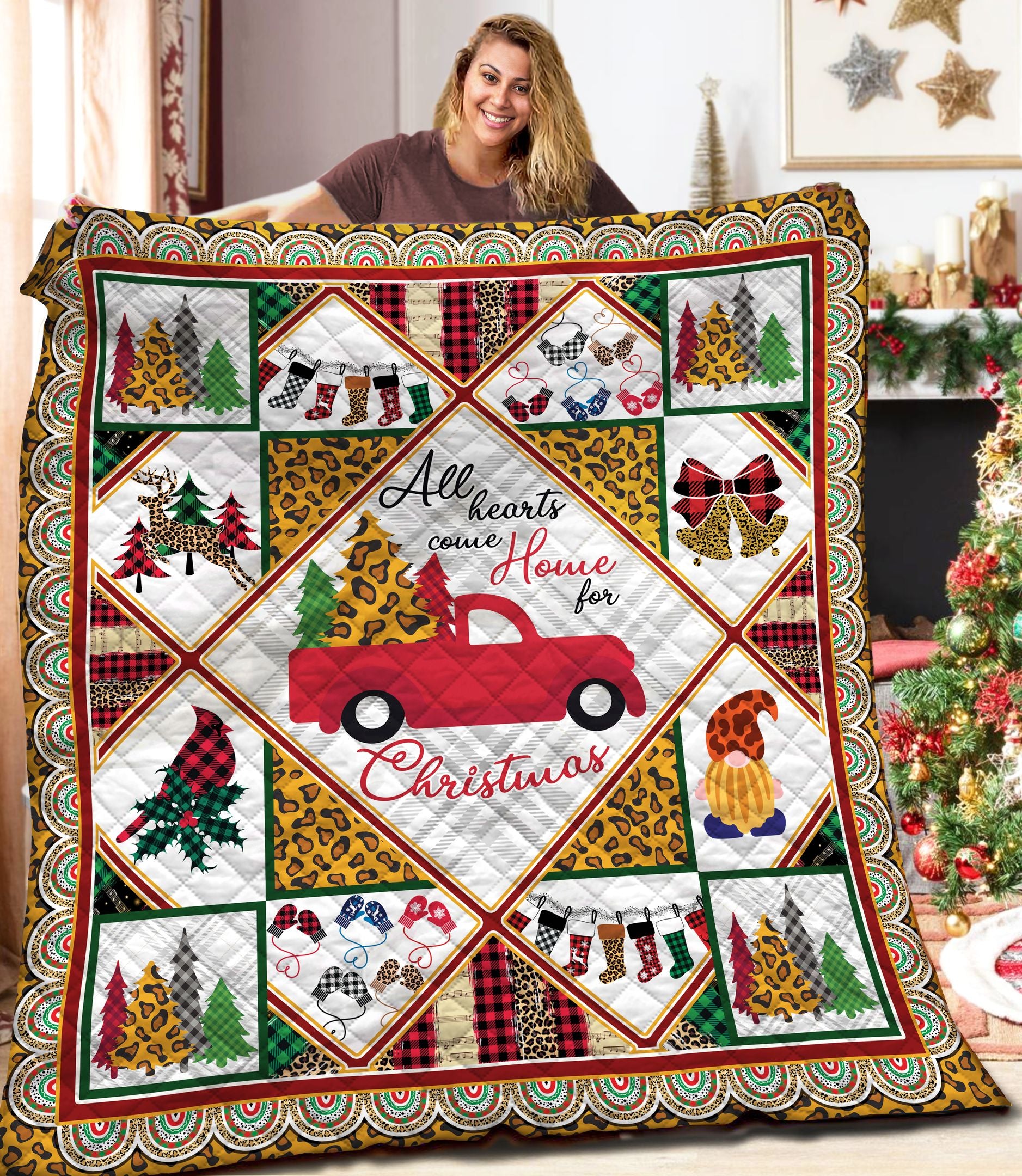 Christmas Aaa101101Ta Quilt Blanket