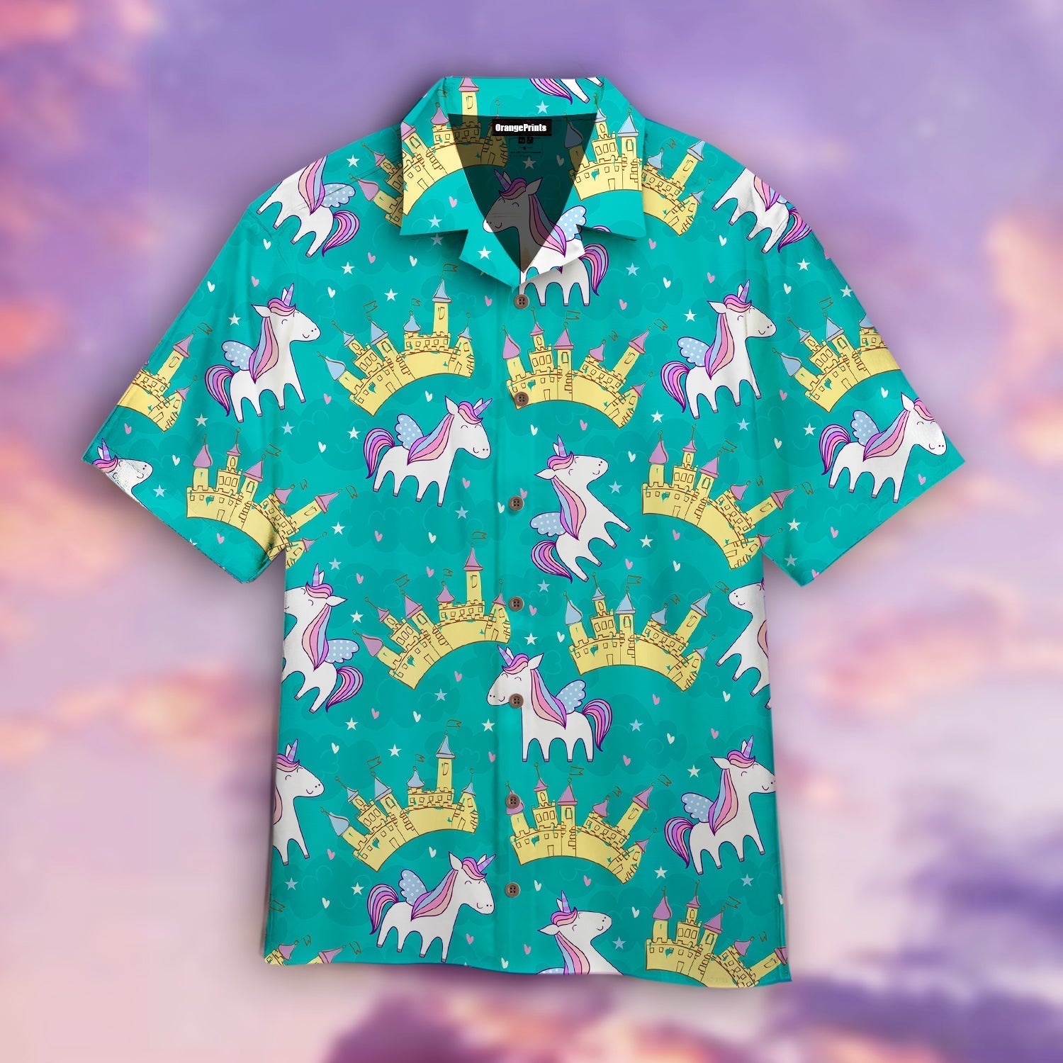 Magic Kingdom Cute Unicorn Aloha Hawaii Shirts For Men And Women Ha78536