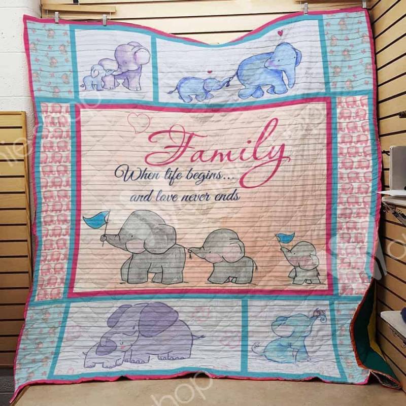 Elephant Winnie Temperance Quilt