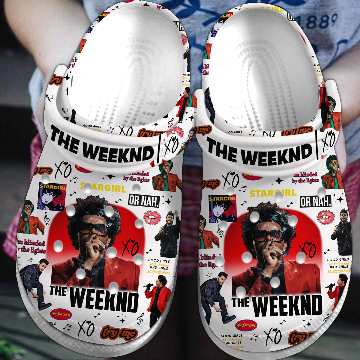 The Weeknd Music Crocs Crocband Clogs Shoes Comfortable For Men Women and Kids 2