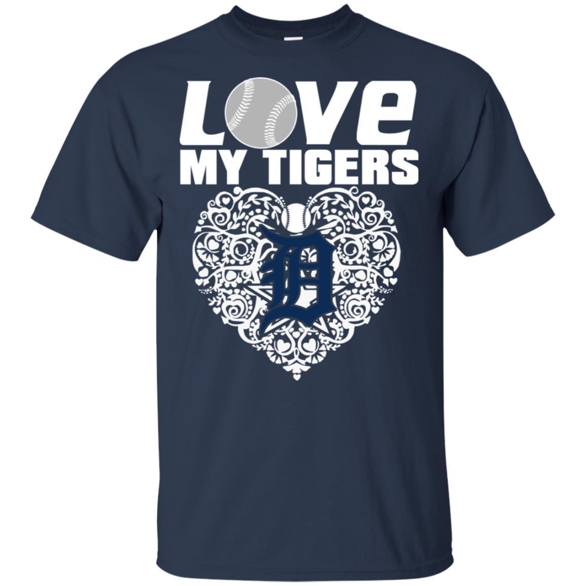 I Love My Teams Detroit Tigers T Shirt