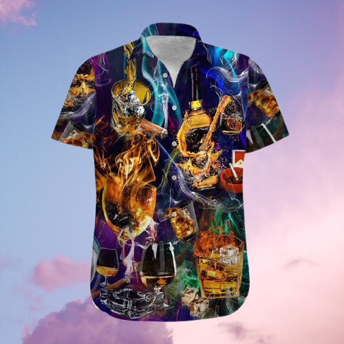 Whisky Hawaiian Shirt | Unisex | Adult | Hw7291