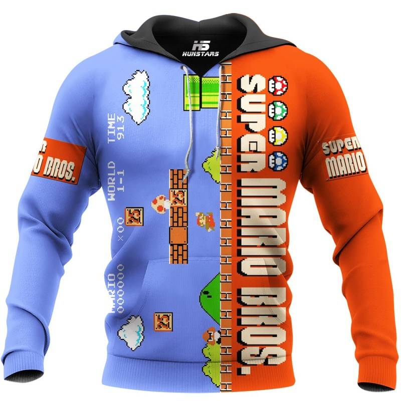 Super Mario Bros 3D All Over Printed Hoodie AM131122