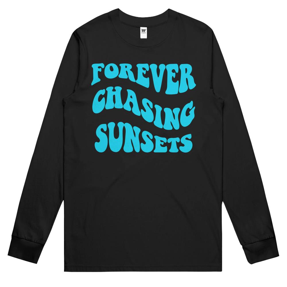 Forever Chasing Sunsets Aesthetic Trendy Clothing Long Sleeve T Shirts