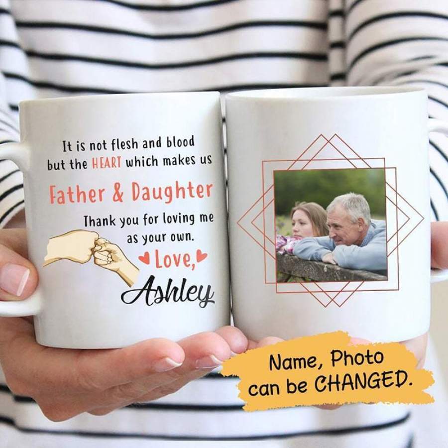 Thank You Bonus Dad Gift Personalized Photo Mug