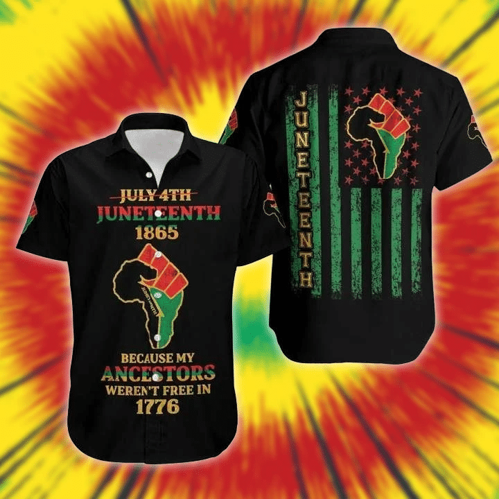 Juneteenth Since 1865 Hawaii Shirt Unisex Adult Ha76782