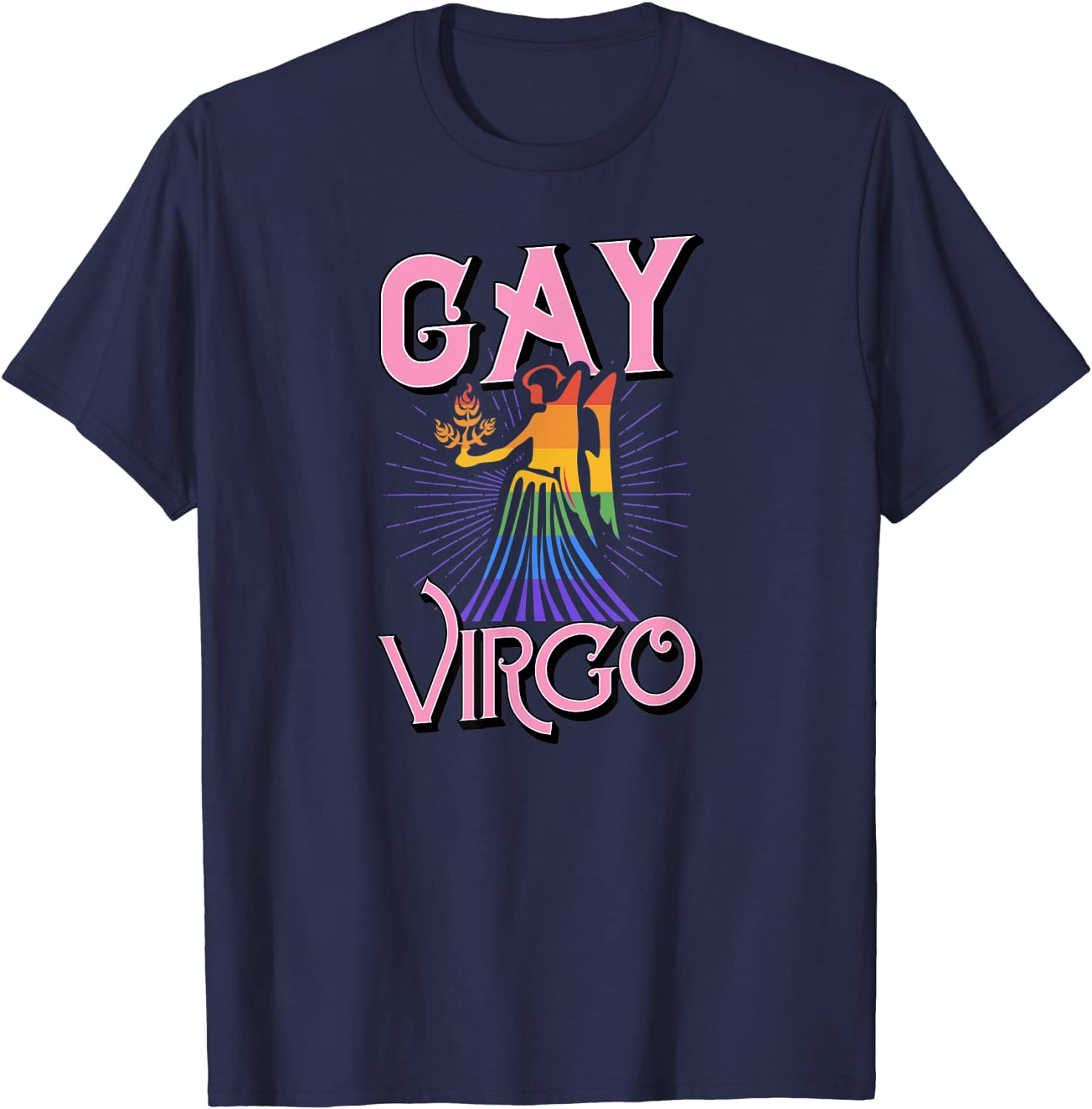 Virgo T Shirts, Zodiac Signs Shirt Gift For Lesbian, Equality Zodiac T-Shirts