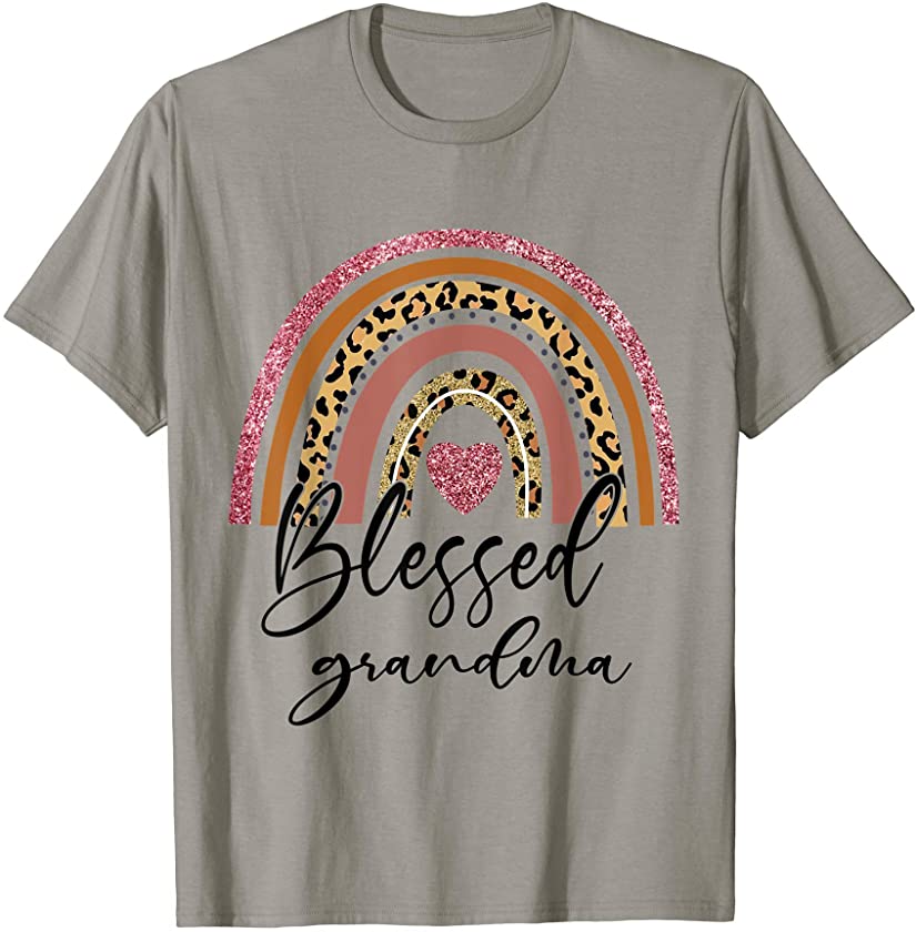 Blessed Grandma Rainbow Leopard Happy Mother’s Day T-Shirt