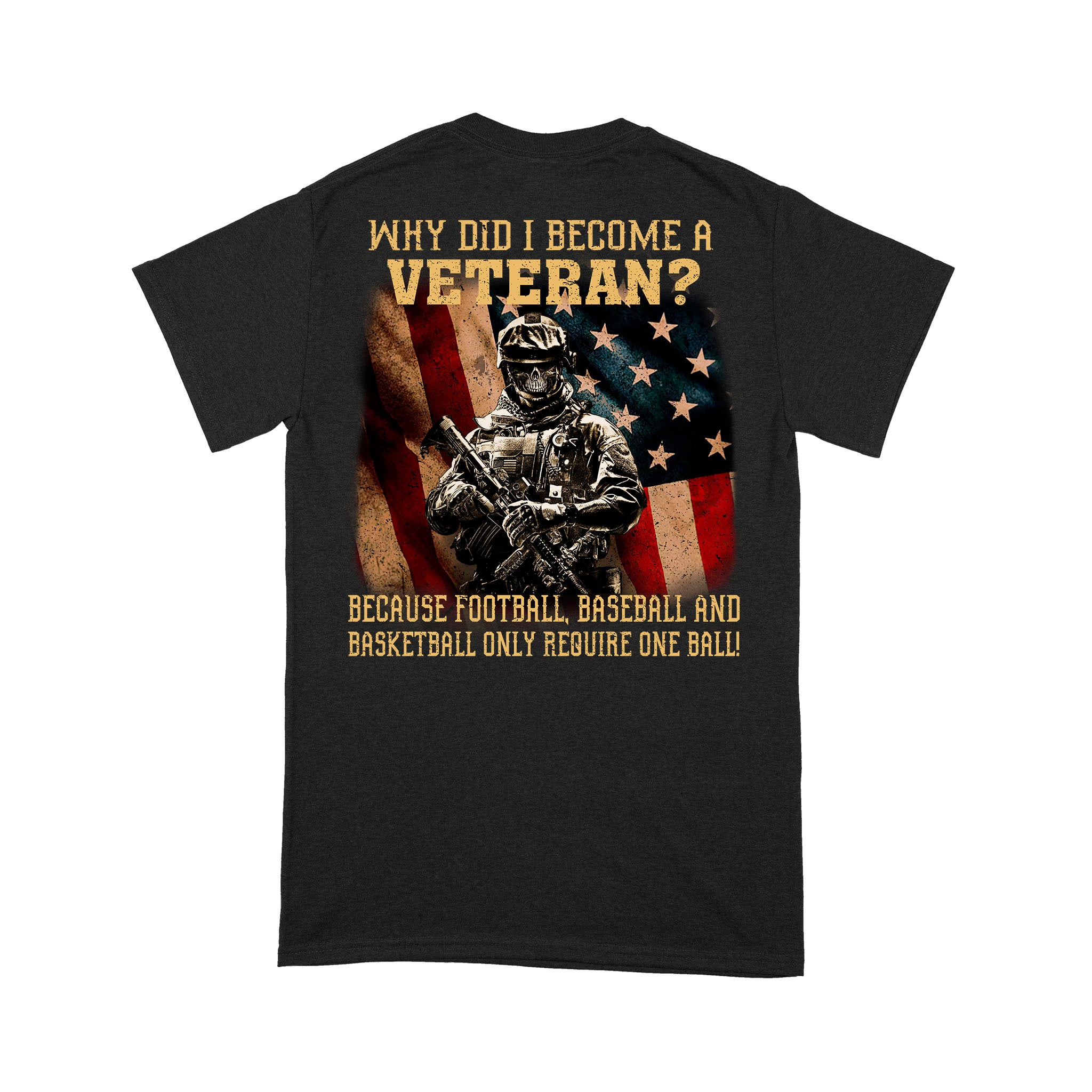 Why Did I Become A Veteran Gift – Standard T-Shirt