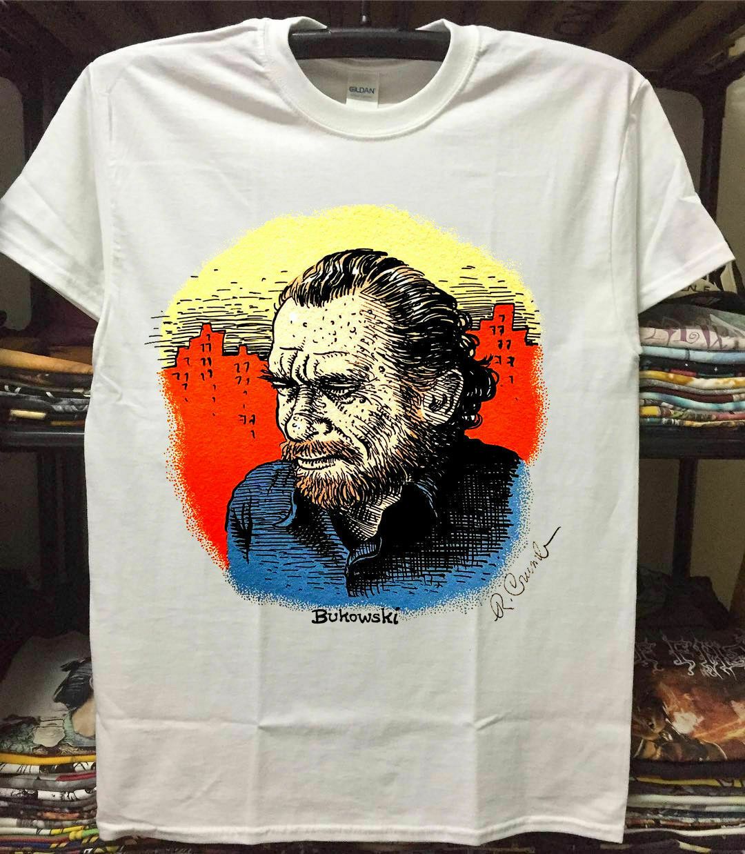 Rare Vintage Robert Crumb Bukowski Keep On Truckin Shirt Reprint S-234XL