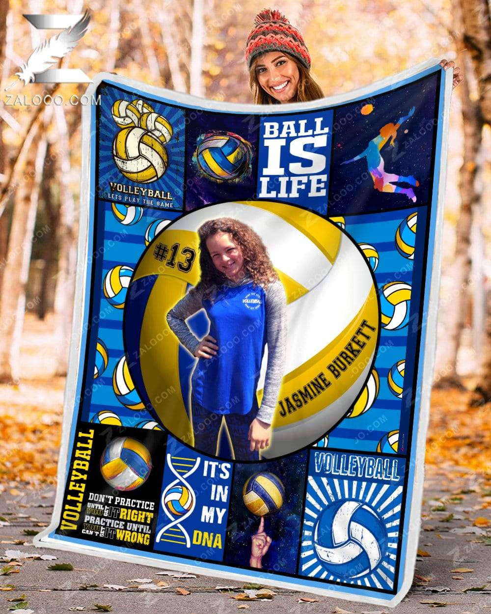 Volleyball – Custom –  Today Is A Brand New Day Quilt Blanket Ep2474