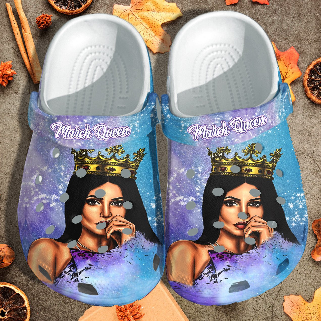 Young Black Queen Personalized Shoes Clogs clogs Birthday Gift For Female