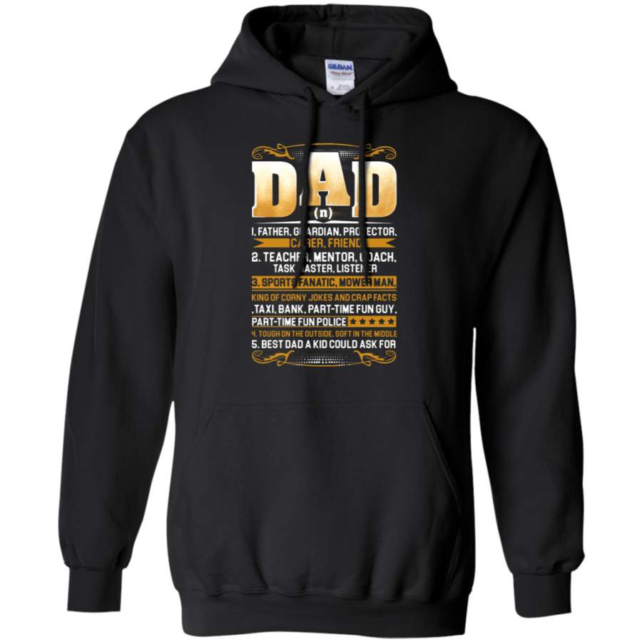 AGR I Father Guardian Protector Dad Definition Hoodie