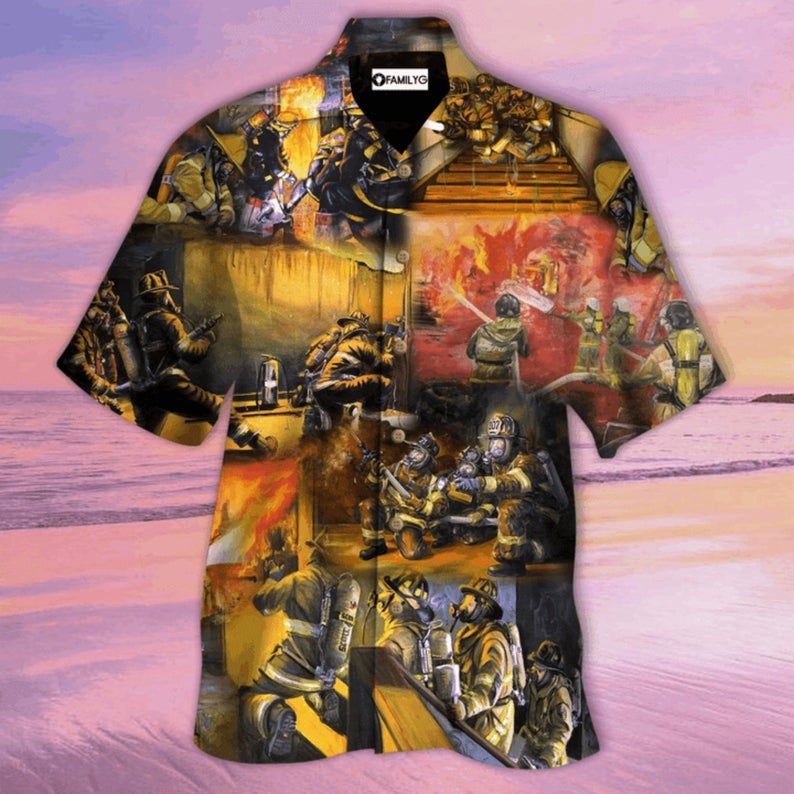 Firefighter Multicolor Unique Design Hawaii Shirt Ha39323