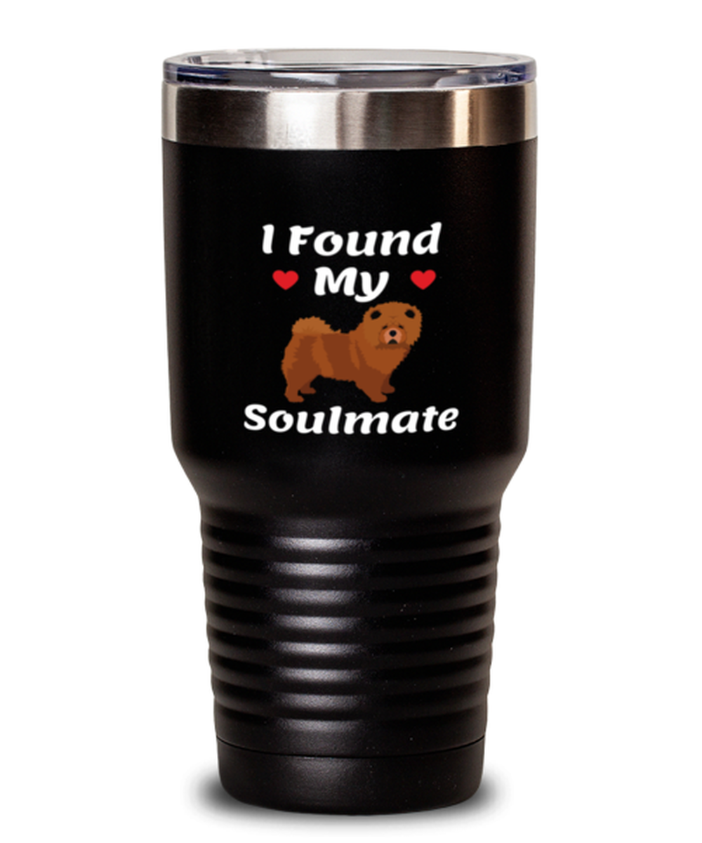 30 Oz Tumbler Stainless Steel Insulated  Funny I Found My Soulmate Dog Doggies