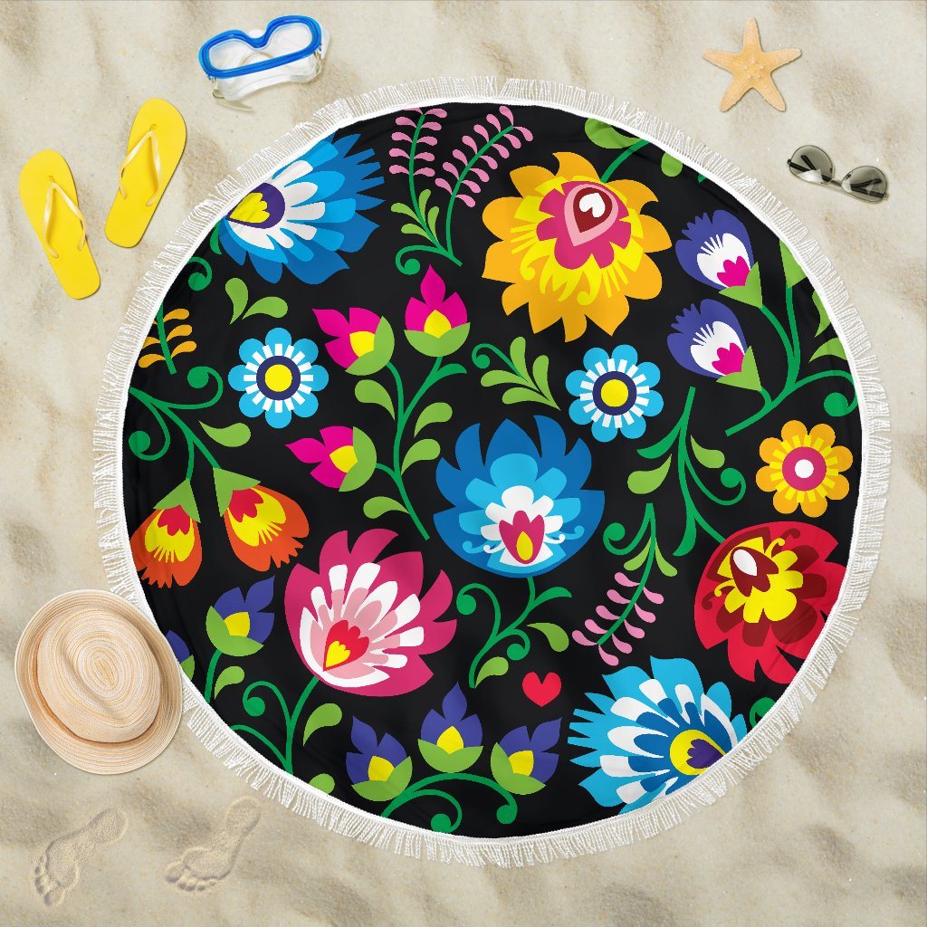 Floral Beach Blanket