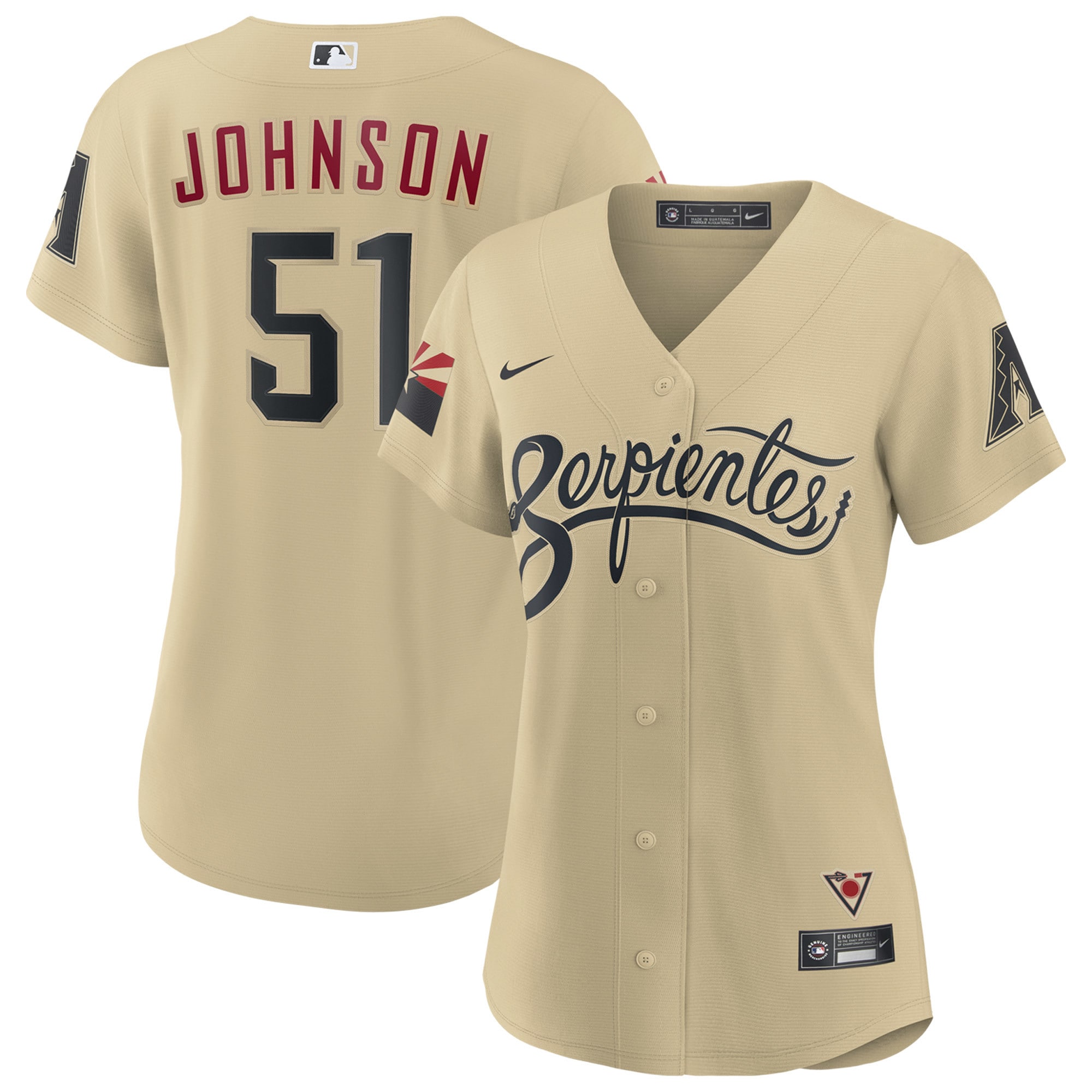 Women’s Arizona Diamondbacks Randy Johnson Sand City Connect Player Jersey