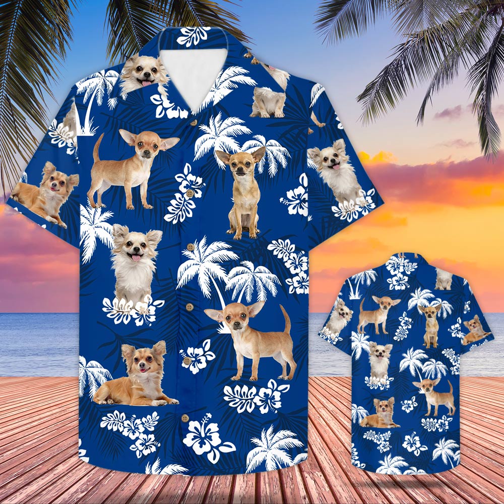 Chihuahua Hawaiian Shirt For Dog Lovers Do99