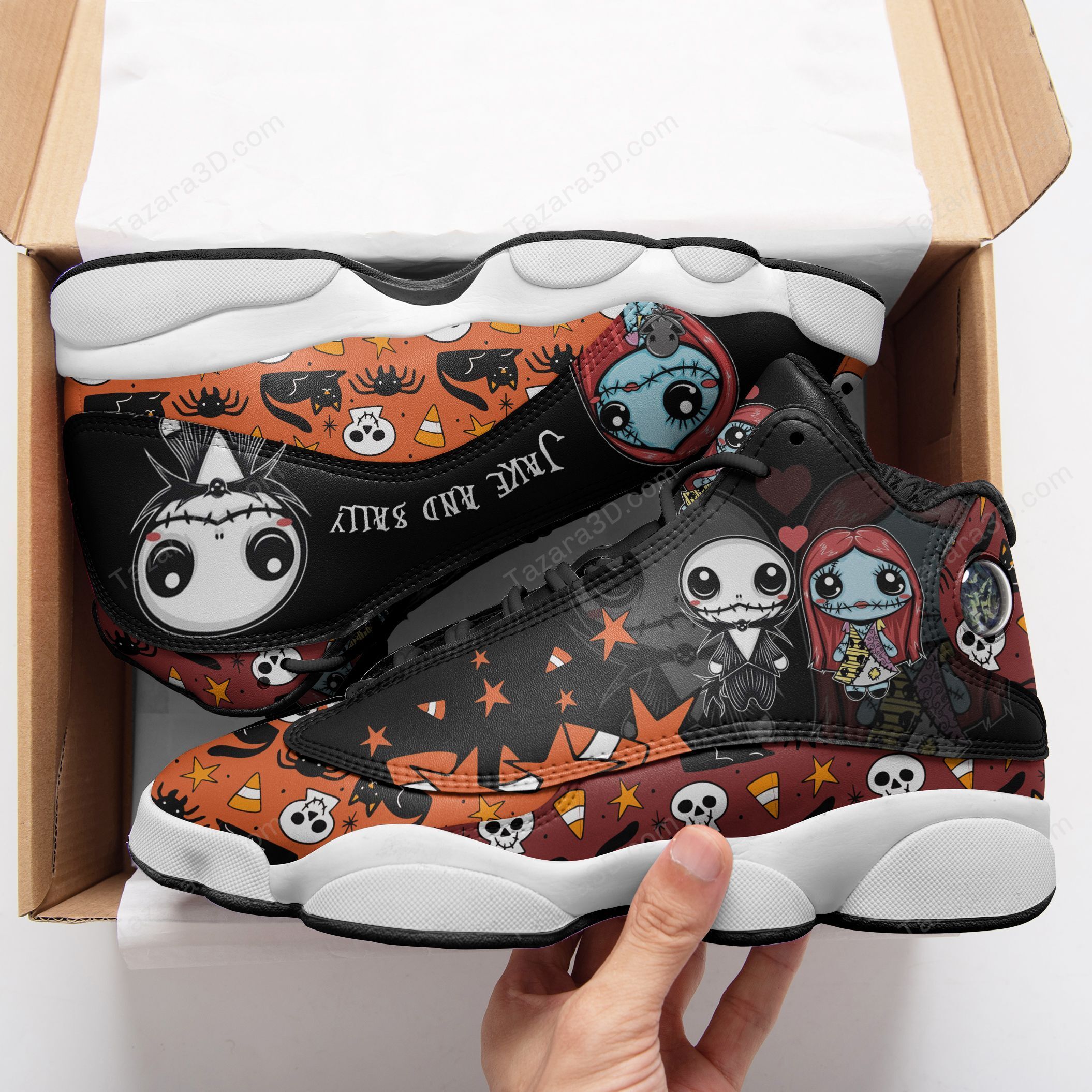 Jack Skellington Halloween Ajd13 Sneakers 031
