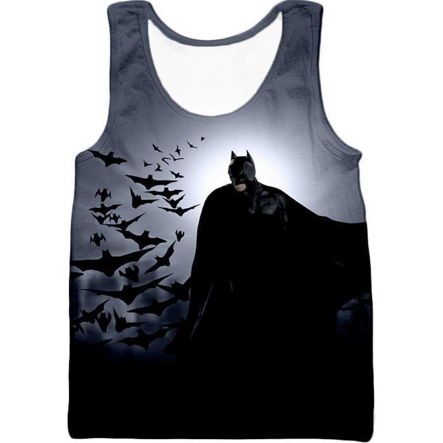 Super Hero Gotham Vigilante Batman Graphic Action Tank Top