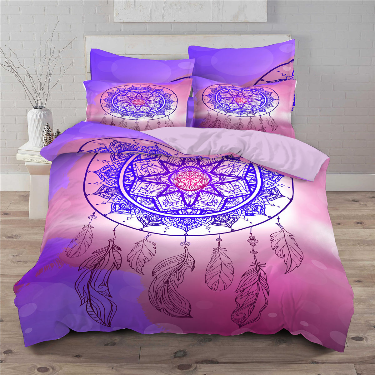 Bohemian Bedding Set Dream Catcher Duvet Cover For Quilt Cover Pillowcase Queen King Size Home Decor