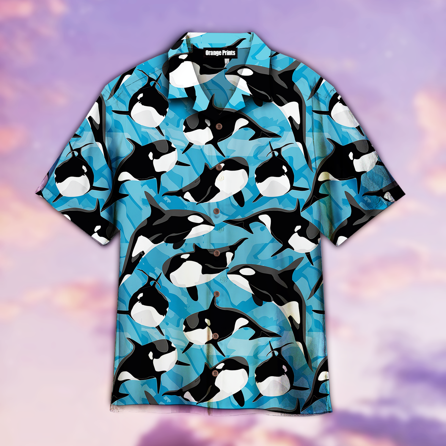 Realistic Killer Whale Orcinus Hawaiian Shirt | For Men & Women | Wt1990