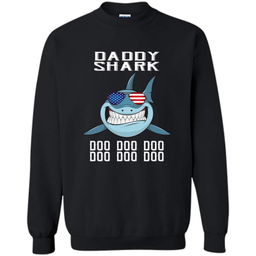 Daddy Shark Doo Doo Doo 4 – Gildan Crewneck Sweatshirt