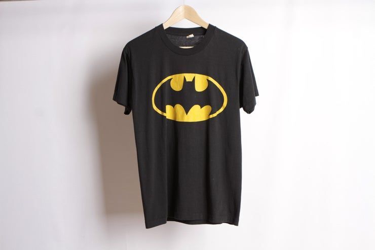 Vintage 1980 Vintage Batman Faded Soft Thin 80S Dc Comics Superhero Vintage Shirt