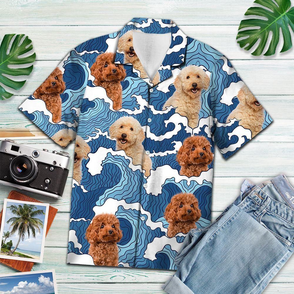 Poodle Wave Aloha Hawaii Shirt Colorful Short Sleeve Summer Beach Casual For Men And Women Ha89320