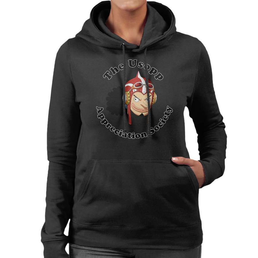 The Usopp Appreciation Society One Piece Women’s Hooded Sweatshirt
