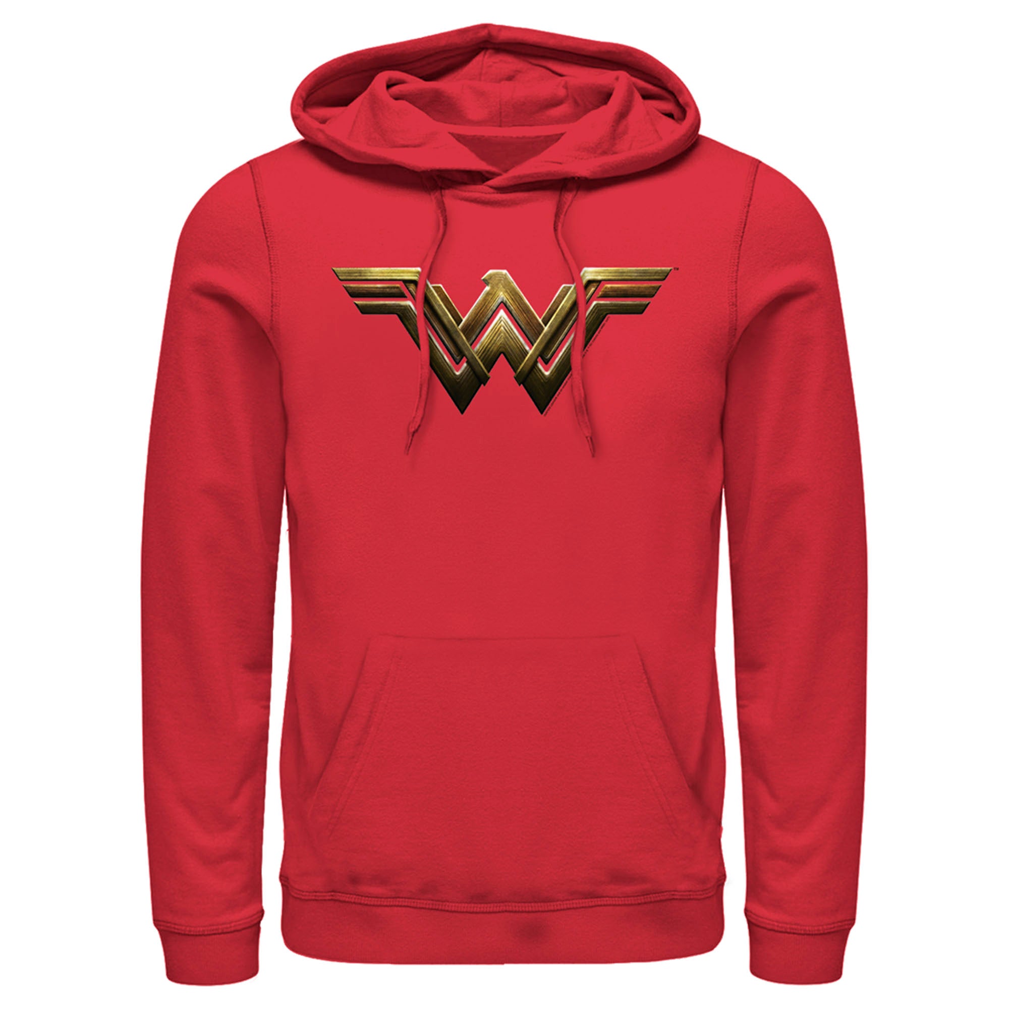 Zack Snyder Justice League Men’S Wonder Woman Logo  Pull Over Hoodie