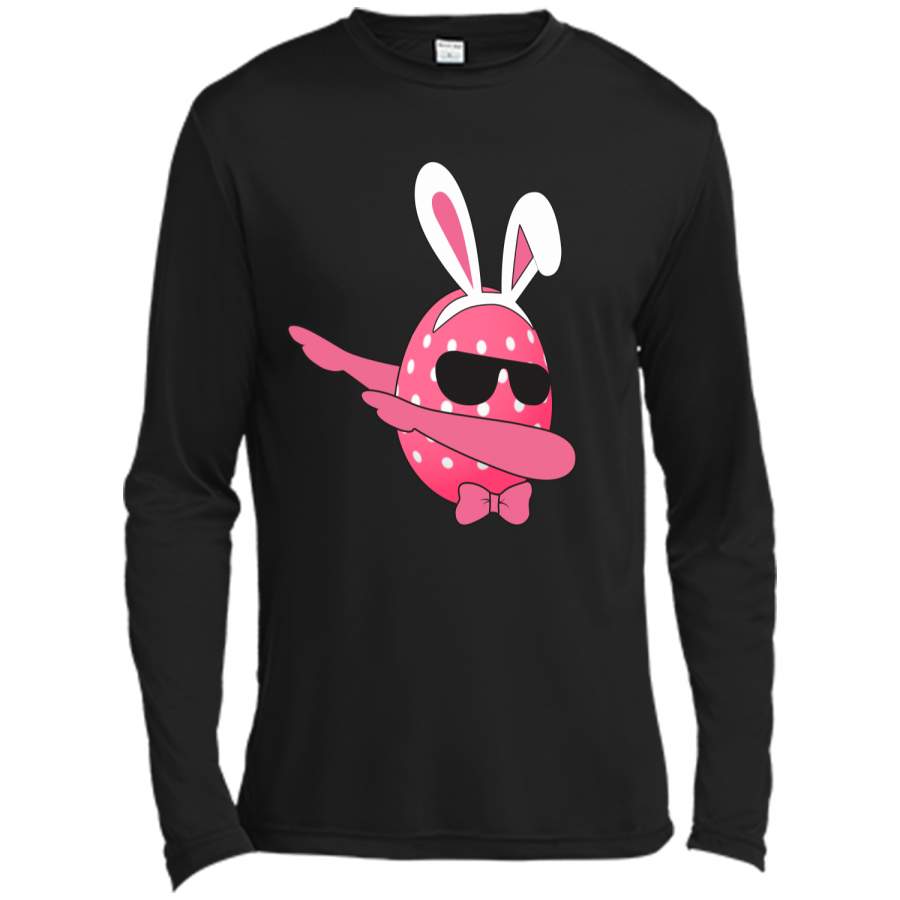 Cute Dab Bunny Egg shirt – Dabbing Emoji Egg Easter T-Shirt Long Sleeve Moisture Absorbing Shirt