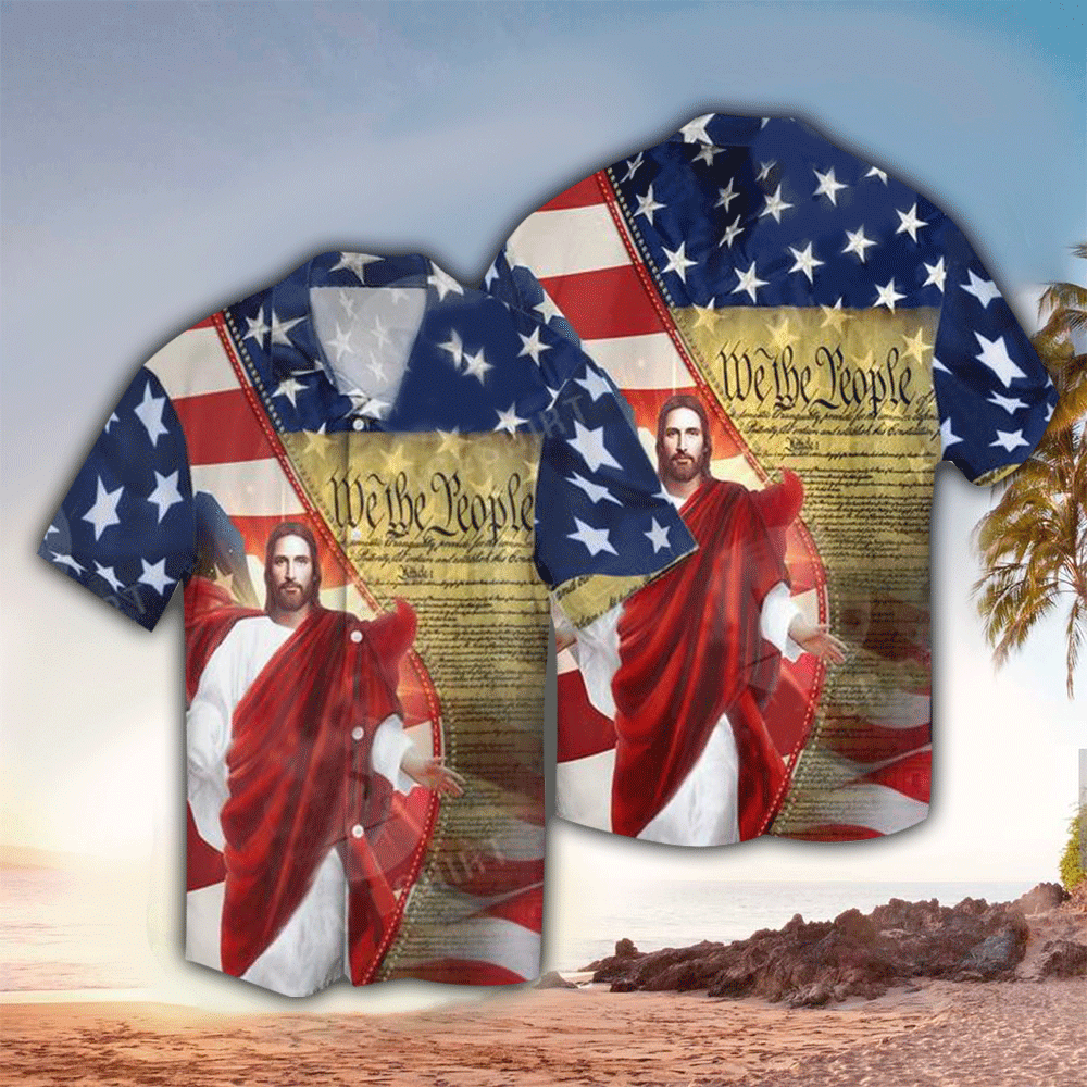 Jesus Usa We The People Hawaii Shirt Ha74212