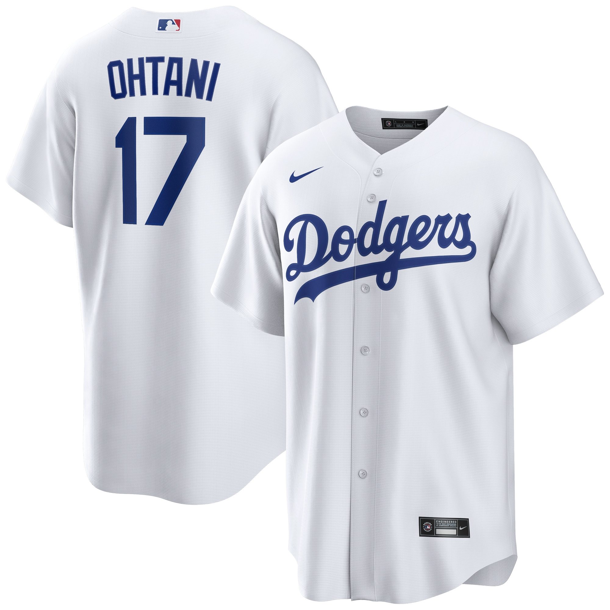 Shohei Ohtani Los Angeles Dodgers Home Replica Player Jersey – White